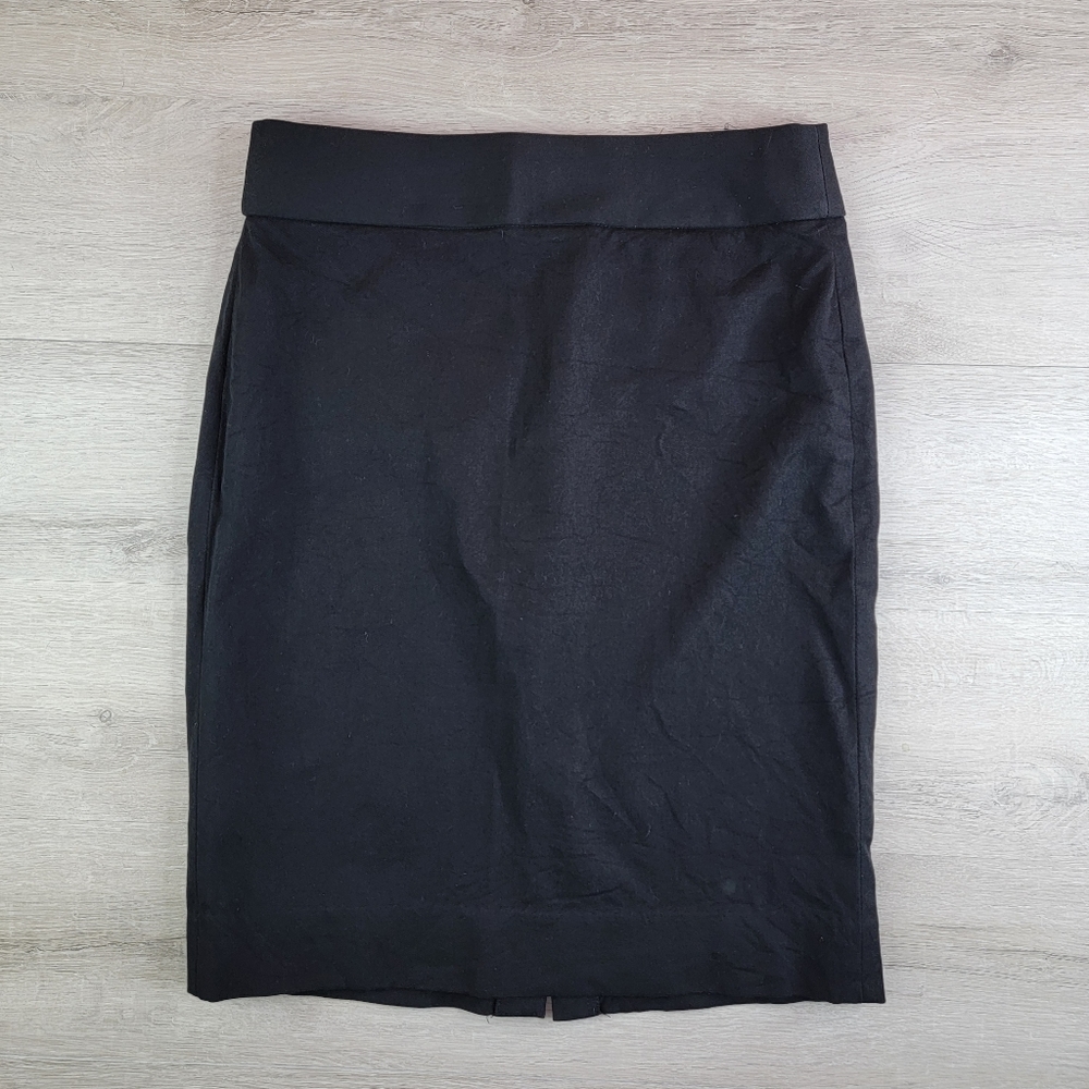 Banana Republic Womens Size 2P Petite 2 Mini Skirt Black Back Zipper